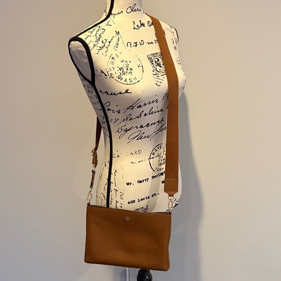 Tory Burch Tan Leather Crossbody Bag